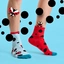 Obrázok produktu Chaussettes mi-mollet rigolotes Coccinelles et points