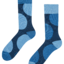 Zľava Chaussettes chaudes bleues Gros points