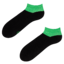 Obrázok produktu Zwart en groene enkelsokken Symfonie