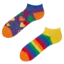 Tip na dárek Veselé kotníkové ponožky Pestrobarevná láska