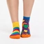 Foto Veselé kotníkové ponožky Pestrobarevná láska