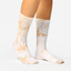 Tip na darček Calzini a coste beige tie-dye