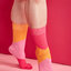 Pre dokonalý a originálny outfit Raspberry Pink Regular Socks ZigZag