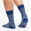 Looking for an original and unusual gift? The gifted person will surely surprise with Blue & Grey Pattern Socks