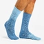 Pre dokonalý a originálny outfit Ľadovo modré teplé ponožky