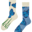 Gift idea Bamboo Regular Socks Blue Butterfly