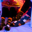 Výnimočný darček od Dedoles Chaussettes rigolotes Chat d’Halloween