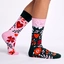 Hľadáte originálny a nezvyčajný darček? Obdarovaného zaručene prekvapí Veselé ponožky Kvietkovaná láska