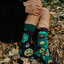 Zľava Chaussettes rigolotes Crânes et fleurs