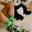 Potešte sa týmto kúskom Dedoles Vrolijke sokken Panda & strepen