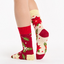 Hľadáte originálny a nezvyčajný darček? Obdarovaného zaručene prekvapí Весели чорапи Коледни рози