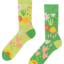 Lifestyle foto Chaussettes rigolotes en coton recyclé Jardin de fleurs