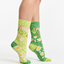 Tip na darček Chaussettes rigolotes en coton recyclé Jardin de fleurs