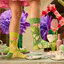Hľadáte originálny a nezvyčajný darček? Obdarovaného zaručene prekvapí Chaussettes rigolotes en coton recyclé Jardin de fleurs
