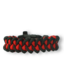 Looking for an original and unusual gift? The gifted person will surely surprise with Black & Red Paracord Bracelet Shark With Fire Starter, Compass and Whistle