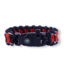 Výjimečný dárek od Dedoles Červeno-bílo-černý Paracord náramek Accelerator 