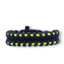 Lifestyle foto Žlto-čierny Paracord náramok Double Track 