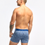 Obrázok produktu Boxer aderenti da uomo stampati blu e grigio