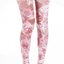 Lifestyle foto Dámske vzorované pančuchové nohavice Ružová záhrada