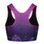 Pre dokonalý a originálny outfit Veselá športová podprsenka Fialové listy