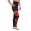 Gift idea High Waisted Leggings Poppy Flower