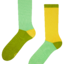 Zľava Meias desportivas Amarelas e Verdes
