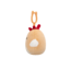 Zľava Squishmallows con clip-on Rutie il galletto marrone con pancia floreale, 9 cm