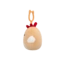 Zľava Peluche Squishmallows de 9 cm accrochable Rutie le coq brun au ventre fleuri