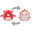 Lifestyle foto SQUISHMALLOWS 2v1 dračie ovocie Delita a drak Baiden, 13 cm