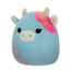 Lifestyle foto Скуиши Squishmallows 2 в 1 светлорозовата крава Кайдън и синята крава Сидиа, 13 см