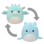 Lifestyle foto Peluche Squishmallows de 13 cm 2 en 1 Miles le dragon / Lune le Loch Ness