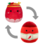 Hľadáte originálny a nezvyčajný darček? Obdarovaného zaručene prekvapí Squishmallows 2 in 1 Odion il noodle rosso fuoco/Illia la salsa sriracha, 13 cm