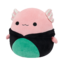 Tip na darček Плюшена играчка Squishmallows Аксолотълът Арчи в черен котешки костюм, 20 см