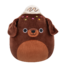 Potešte sa týmto kúskom Dedoles Peluche Squishmallows de 20 cm Rico le laboratoire de chocolat Brownie