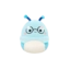 Výnimočný darček od Dedoles Peluche Squishmallows de 20 cm Cordelia bookworm bleue portant des lunettes décorées de fleurs