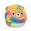 Ausverkauf Squishmallows Leonard Löwe mit Regenbogenmähne, 30 cm