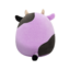Zľava SQUISHMALLOWS Fialová kravička Alexie, 20 cm