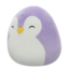 Eredeti ajándék a Dedolestől SQUISHMALLOWS Elle lila pingvin, 20 cm