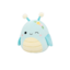 Obrázok produktu Плюшена играчка Squishmallows, Синият намигащ скакалец Джилес с цветя, 20 см