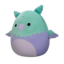 Tip na darček Плюшена играчка Squishmallows, синьо-лилавият грифон Минерва, 30 см