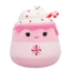 Hľadáte originálny a nezvyčajný darček? Obdarovaného zaručene prekvapí Squishmallows Ethel de roze suikerspin warme chocolade, 20 cm