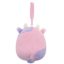 Ausverkauf Squishmallows Clip-On Patty die zwinkernde rosa und lila Kuh, 9 cm