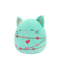 Tip na darček Squishmallows Charisma il gatto color menta, 20 cm