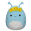 Hľadáte originálny a nezvyčajný darček? Obdarovaného zaručene prekvapí Squishmallows Natnat l’alieno blu pastello con coroncina di fiori, 40 cm