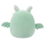 Hľadáte originálny a nezvyčajný darček? Obdarovaného zaručene prekvapí Squishmallows Metino zelen veščar s cvetlično krono in dlakastim trebuhom Tove, 20 cm