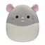 Výprodej SQUISHMALLOWS Šedo-bílý potkan Rusty, 30 cm