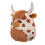 Výnimočný darček od Dedoles Плюшена играчка Squishmallows, Алонзо, кафяво-бялата шотландска крава, 20 см