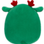 Ausverkauf Squishmallows Zimir der grüne Elch mit Pfefferminzstrudelbauch, 20 cm