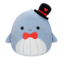 Ajándék tipp SQUISHMALLOWS Samir, a bálna, 20 cm