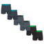 Tip na darček Set 6 pánskych boxeriek - Modro-sivé odtiene